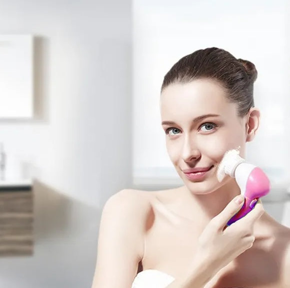 Facial Cleansing Brush Waterproof Face Spin